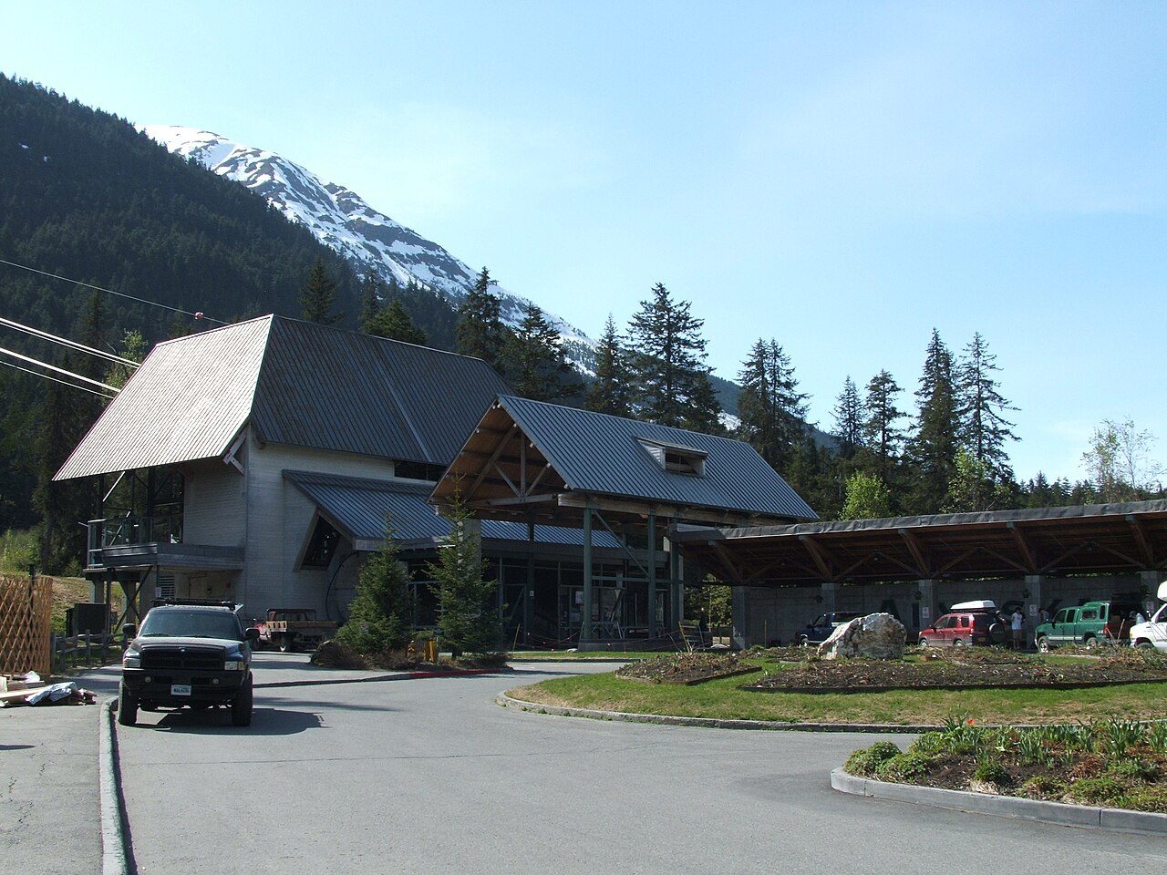 Aerial tram terminal at Alyeska Resort, Girdwood