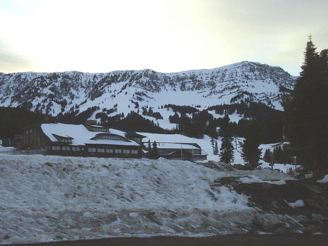 Bridger Bowl ski area in the Bridger Range near Bozeman, the Montana State alpine team's home hill