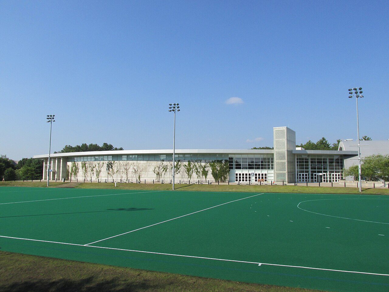 The Whittemore Center arena and athletic fields at the University of New Hampshire