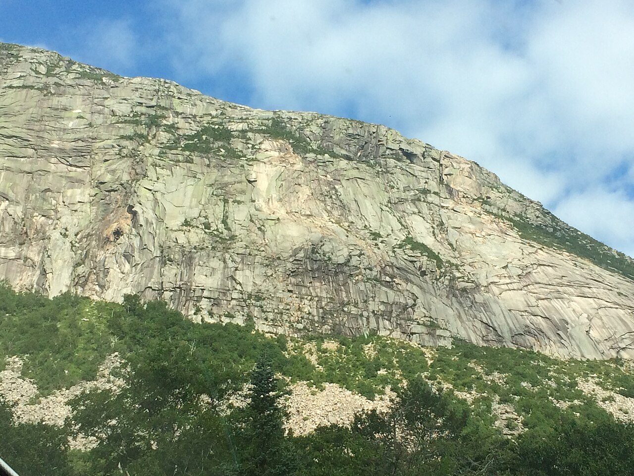 Cannon Mountain in Franconia Notch, New Hampshire, home of the Mittersill race venue