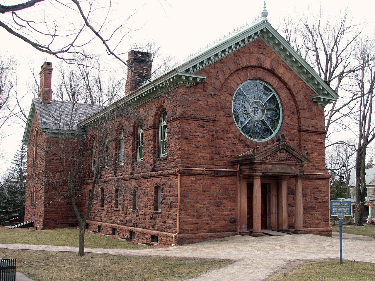 Herring-Cole Hall, a stone building on the St. Lawrence University campus