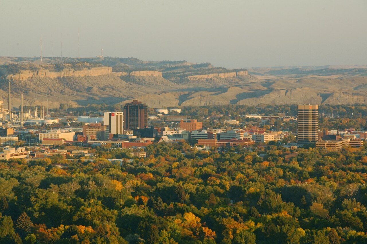 Billings skyline seen from the Rimrocks