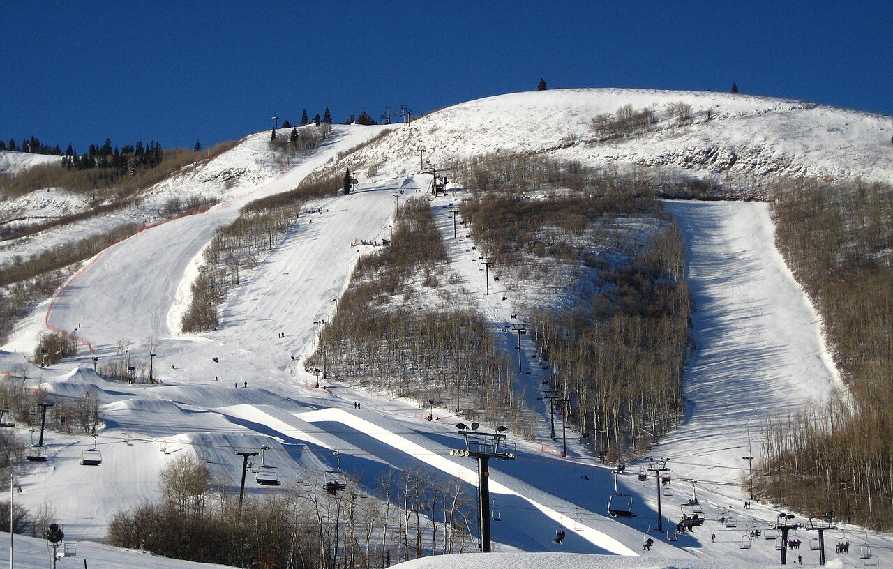 Eagle Race Arena giant slalom hill at Park City Mountain Resort, the 2002 Olympic GS venue